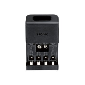 TRONIC® Akku-Ladegerät mit LC-Display (Akku Ladegerät für AAA) - B-Ware neuwertig