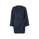 esmara® Damen Wickelkleid mit modischer Crinklestruktur (marine, S (36/38)) - B-Ware neuwertig