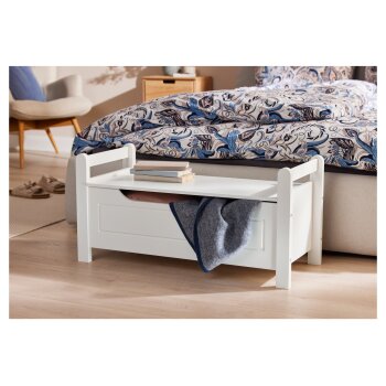 LIVARNO home Sitzbank mit Stauraum, B 88 x H 43 x T 38 cm - B-Ware sehr gut
