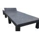 LIVARNO home Geflecht-Sonnenliege, mit Kissenauflage, anthrazit - B-Ware sonstiges