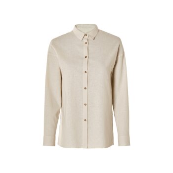 esmara® Damen Leinenbluse, leger geschnitten - B-Ware
