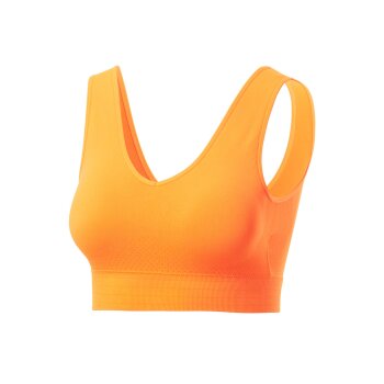 CRIVIT Damen Seamless-Sportbustier, Medium-Level, mit dynamischer Kühltechnologie - B-Ware