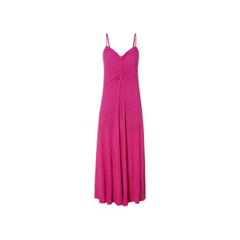 esmara® Damen Plissee-Kleid in Midi-Länge (pink gemustert, S(36/38)) - B-Ware neuwertig