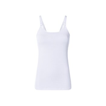 esmara® Damen Still-Tops, 2 Stück, mit hohem Bio-Baumwollanteil (schwarz/weiß, XL(48/50)) - B-Ware neuwertig