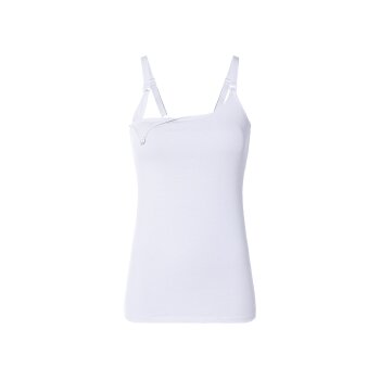esmara® Damen Still-Tops, 2 Stück, mit hohem Bio-Baumwollanteil (schwarz/weiß, XL(48/50)) - B-Ware neuwertig