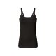 esmara® Damen Still-Tops, 2 Stück, mit hohem Bio-Baumwollanteil (schwarz/weiß, XL(48/50)) - B-Ware neuwertig