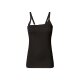esmara® Damen Still-Tops, 2 Stück, mit hohem Bio-Baumwollanteil (schwarz/weiß, XL(48/50)) - B-Ware neuwertig