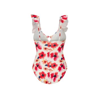 esmara® Damen Badeanzug, 40, blumen - B-Ware neuwertig