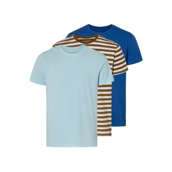 LIVERGY® Herren T-Shirts, 3 Stück, reine...