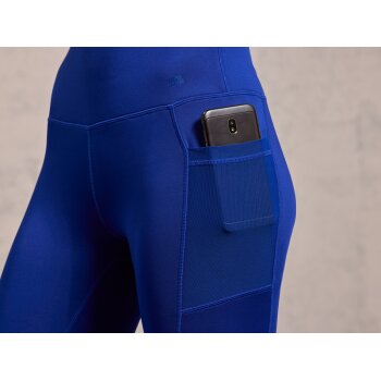 CRIVIT Damen Funktionstights, extrahoher und breiter Bund (blau, XS(32/34)) - B-Ware neuwertig