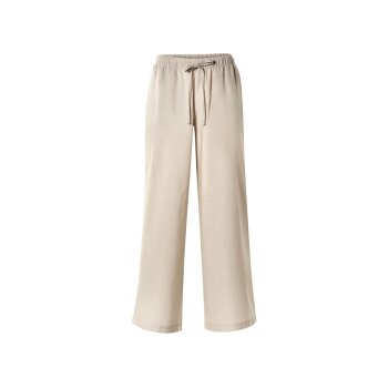 esmara® Damen Leinenhose mit normaler Leibhöhe (beige, 38) - B-Ware neuwertig