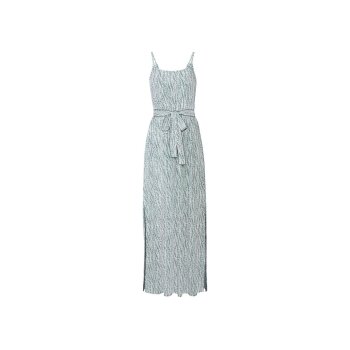 esmara Damen Kleid (gemustert/grün, S (36/38)) - B-Ware neuwertig