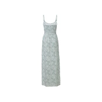 esmara Damen Kleid (gemustert/grün, S (36/38)) - B-Ware neuwertig