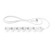 SILVERCREST® Steckdosenleiste, wendig, inkl USB, weiß - B-Ware sehr gut