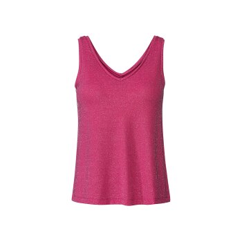 esmara® Damen Top mit edlem Glitzereffekt (pink, S(36-38)) - B-Ware neuwertig