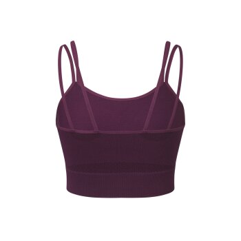 CRIVIT Damen Sport Bustier, Medium-Level, Seamless (lila, S (36/38)) - B-Ware neuwertig