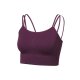 CRIVIT Damen Sport Bustier, Medium-Level, Seamless (lila, S (36/38)) - B-Ware neuwertig