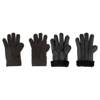 LIVERGY® Herren Lammfellhandschuhe aus Leder - B-Ware