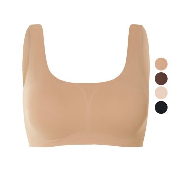esmara® Damen Lasercut-Bustier, anschmiegsam und...