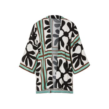 esmara® Damen Kimono, verlängerte...