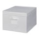 LIVARNO home Aufbewahrungsbox Set, platzsparend zusammenfaltbar (Aufbewahrungsbox mit Deckel, weiß) - B-Ware sehr gut