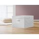 LIVARNO home Aufbewahrungsbox Set, platzsparend zusammenfaltbar (Aufbewahrungsbox mit Deckel, weiß) - B-Ware sehr gut