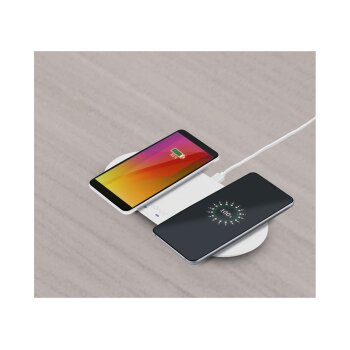 TRONIC Ladepad Qi® Dual, 20 W (weiß) - B-Ware neuwertig