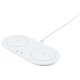 TRONIC Ladepad Qi® Dual, 20 W (weiß) - B-Ware neuwertig