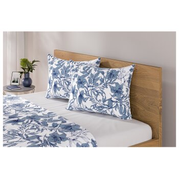 LIVARNO home 2er Set Kissenbezüge aus Satin, 70 x 50...