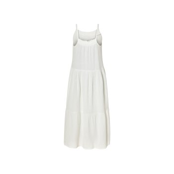 esmara® Damen Midi-Kleid mit Volants (weiß, 36) - B-Ware neuwertig
