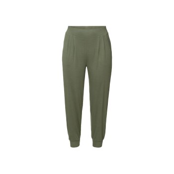 esmara® Damen Sommerhose mit Bündchen am Beinabschluss (olive, XL(48/50)) - B-Ware neuwertig