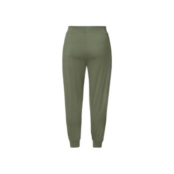esmara® Damen Sommerhose mit Bündchen am Beinabschluss (olive, XL(48/50)) - B-Ware neuwertig