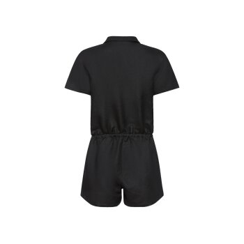 esmara® Damen Jumpsuit mit Reverskragen und Knopfleiste (schwarz, 34) - B-Ware neuwertig