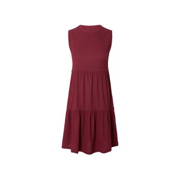 esmara® Damen Kleid, optimale Passform (bordeaux, L (44/46)) - B-Ware neuwertig