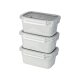 LIVARNO home Mikrowellendosen-Set, BPA-frei - B-Ware