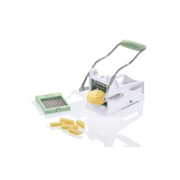 ERNESTO® Passiermühle \ Pommesschneider, mit verschiedenen Einsätzen (Pommes-frites-Schneider) - B-Ware sehr gut