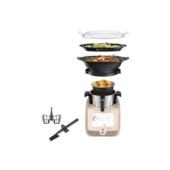 SILVERCREST® KITCHEN TOOLS Monsieur Cuisine Smart SKMS 1200 B1, champagner - B-Ware neuwertig