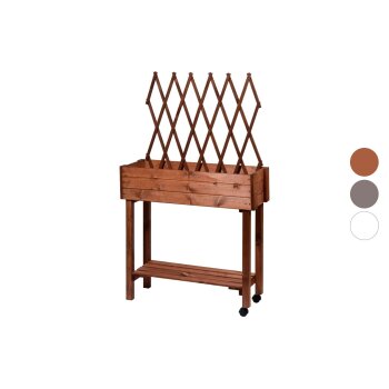 dobar Rollbares Hochbeet mit Rankgitter, L 79 x B 28,5 x...