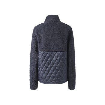 CRIVIT Damen Jacke aus weichem Lammfellimitat (navy, M(40/42)) - B-Ware neuwertig