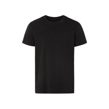 LIVERGY® Herren T-Shirts, 3 Stück, reine Bio-Baumwolle (navy/schwarz/weiß, XL(56/58)) - B-Ware neuwertig