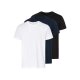 LIVERGY® Herren T-Shirts, 3 Stück, reine Bio-Baumwolle (navy/schwarz/weiß, XL(56/58)) - B-Ware neuwertig