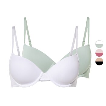 esmara® Damen Bügel-BHs, 2 Stück,...