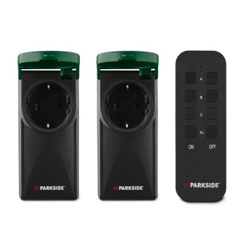 PARKSIDE® 3-teiliges Outdoor-Funksteckdosen-Set,...
