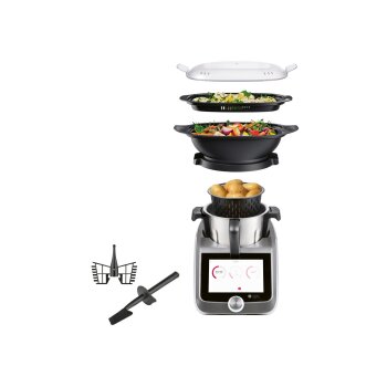 SILVERCREST® KITCHEN TOOLS Monsieur Cuisine Smart SKMS 1200 B1 Titanium - B-Ware gut