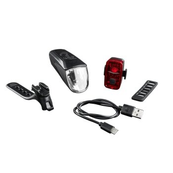 CRIVIT LED-Fahrradbeleuchtungsset, 15 Lux - B-Ware sehr gut