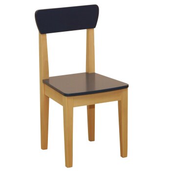 roba Kinderstuhl, Holz, natur/blau lackiert - B-Ware...