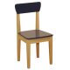 roba Kinderstuhl, Holz, natur/blau lackiert - B-Ware Transportschaden Kosmetisch