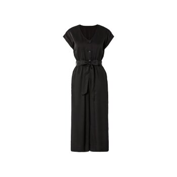 esmara® Damen Jumpsuit, 7/8 Länge (schwarz, 36) - B-Ware neuwertig