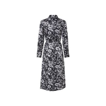 esmara® Damen Satin-Kleid, moderne Midi-Länge - B-Ware