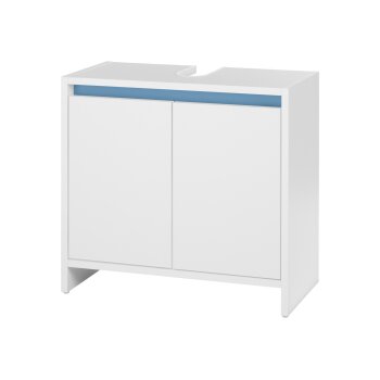 LIVARNO home Waschbeckenunterschrank »Oslo«, mit 2 Türen, weiß - B-Ware Transportschaden